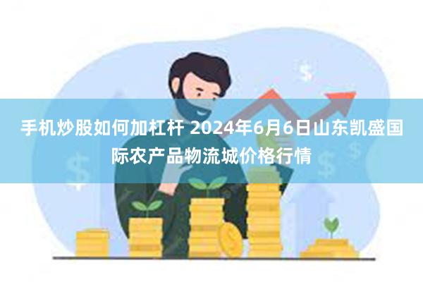 手机炒股如何加杠杆 2024年6月6日山东凯盛国际农产品物流城价格行情