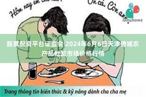 股票配资平台证监会 2024年6月6日天津碧城农产品批发市场价格行情