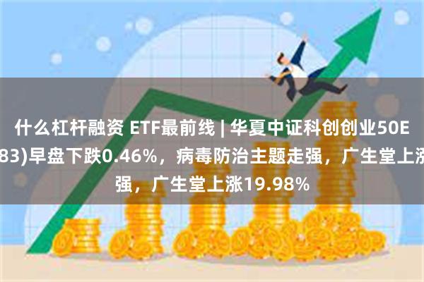 什么杠杆融资 ETF最前线 | 华夏中证科创创业50ETF(159783)早盘下跌0.46%，病毒防治主题走强，广生堂上涨19.98%