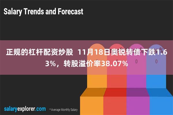 正规的杠杆配资炒股  11月18日奥锐转债下跌1.63%，转股溢价率38.07%